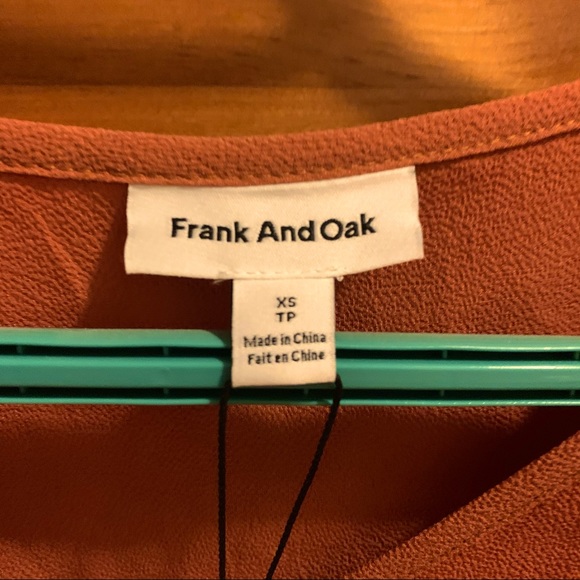 Frank & Oak Blouse NWT - Picture 4 of 6